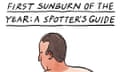 Becky Barnicoat on early signs of summer – cartoon