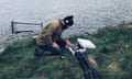 ‘Amazing things happen’ … Bonnetta setting up his hydrophone in the Outer Hebrides.