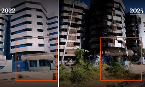 Footage shows destruction wreaked by war in Sudanese capital