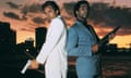 DON JOHNSON &amp; PHILIP M THOMAS MIAMI VICE 01/05/1988 CTC4832 Couples