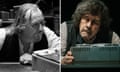 Gary Oldman and Stephen Rea in Krapp's Last Tape.