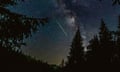 A meteorite from the Perseid shower. Photograph: Daniel Damaschin/Alamy