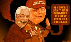 Rebecca Hendin on the Farage-Trump nexus – cartoon