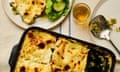 Meera Sodha's asparagus lasagne with pecorino.