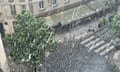 Hailstorm in Paris