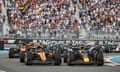 Max Verstappen and Lando Norris battle for track position at the Miami Grand Pix