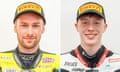 Shane Richardson and Owen Jenner (right) died after the “severe” incident in the British Superbike Championship.