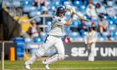 Joe Root plays square through the off-side during his 90 against Warwickshire.
Cricket - Rothesay County Championship Division One - Yorkshire County Cricket Club v Warwickshire County Cricket Club - Headingley Cricket Ground, Leeds, England - Yorkshire's Joe Root hits out against Warwickshire.
Yorkshire County Cricket Club v Warwickshire County Cricket Club, Headingley Cricket Ground, Leeds, UK - 03 May 2025